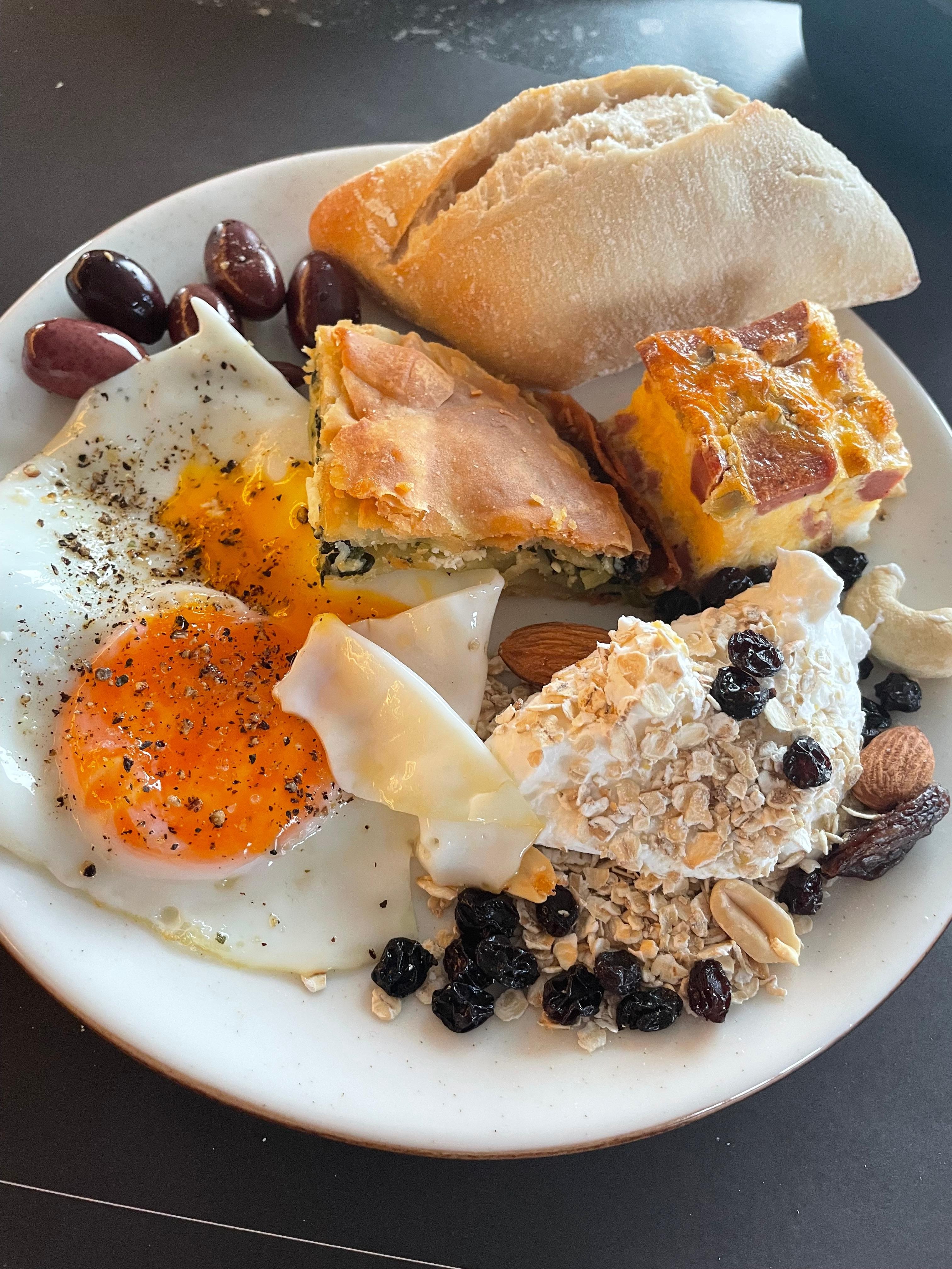 Amazing breakfast from hotel 6th floor