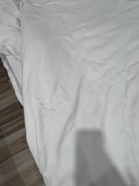 Used sheets and it had lower body hair