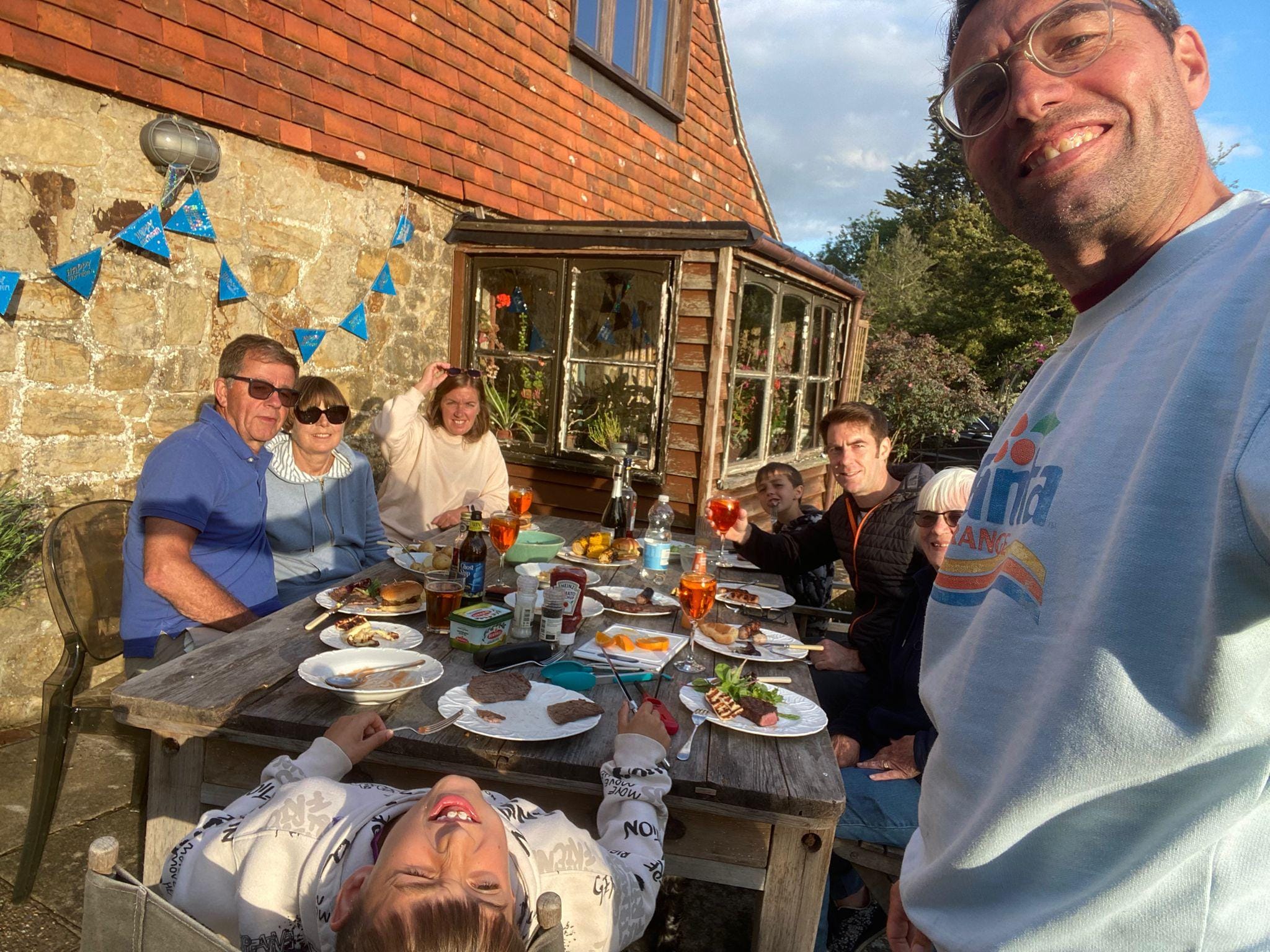 Barbecue in the garden