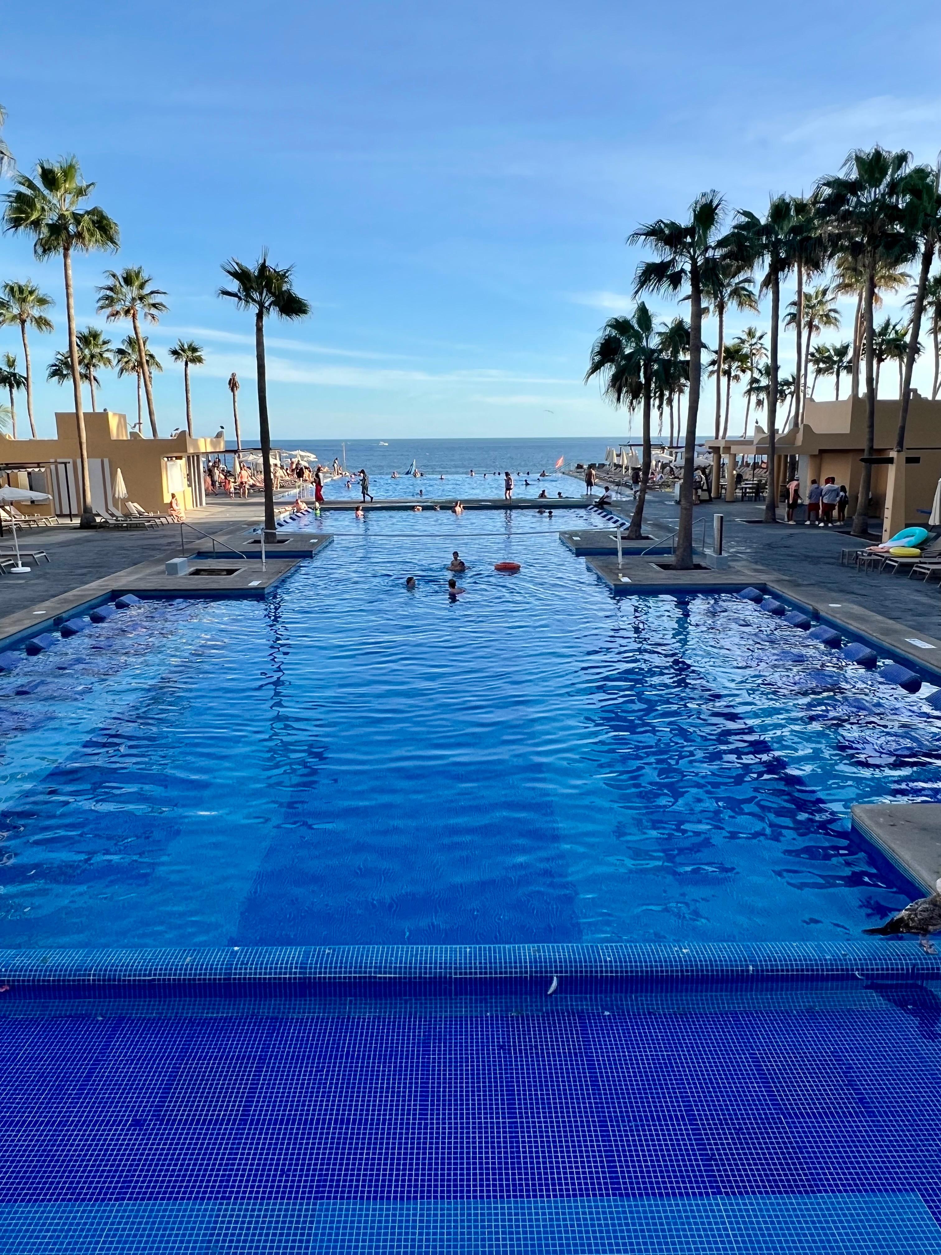 Different view of pool at building 7
