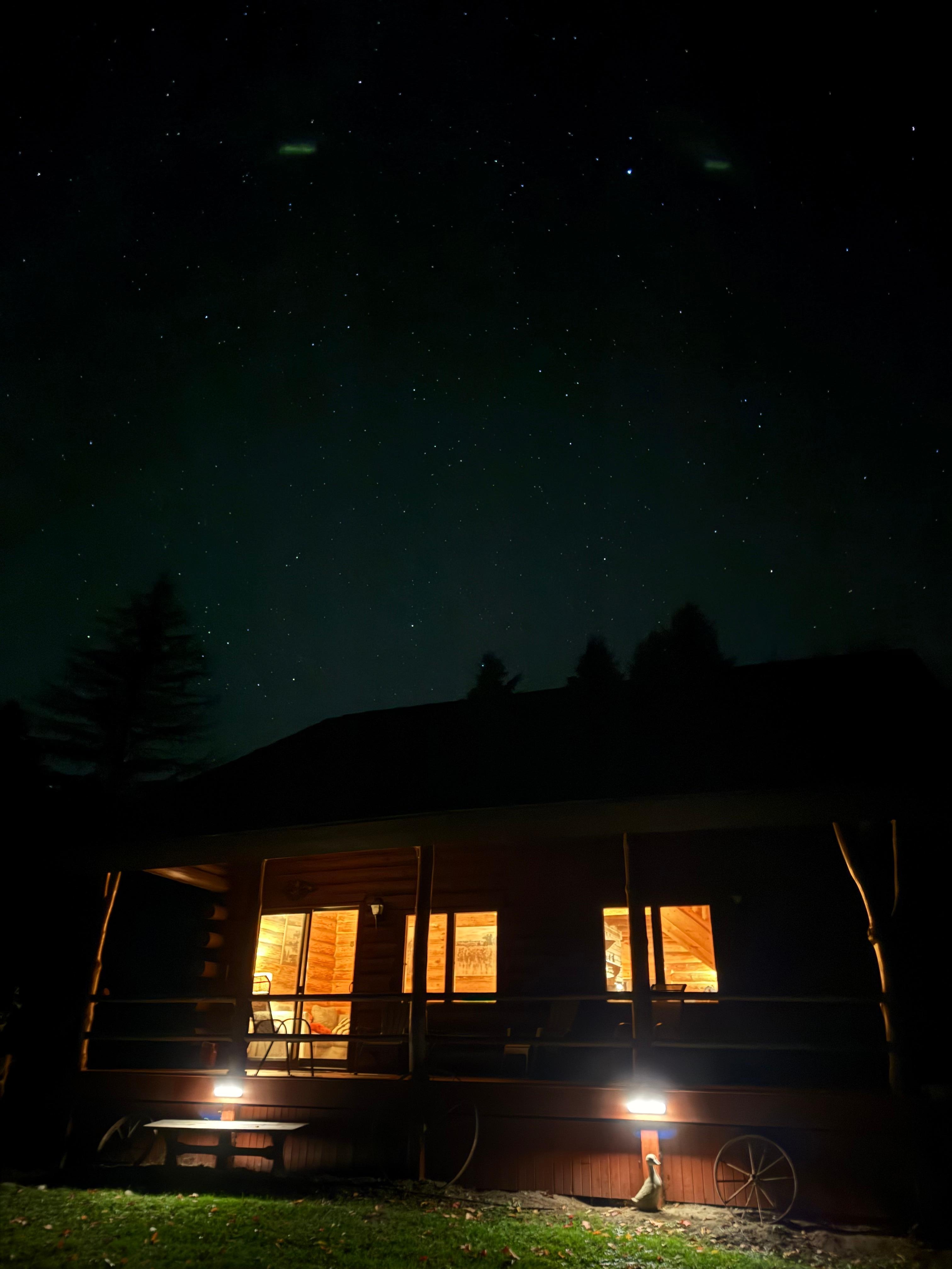 Perfect starry getaway