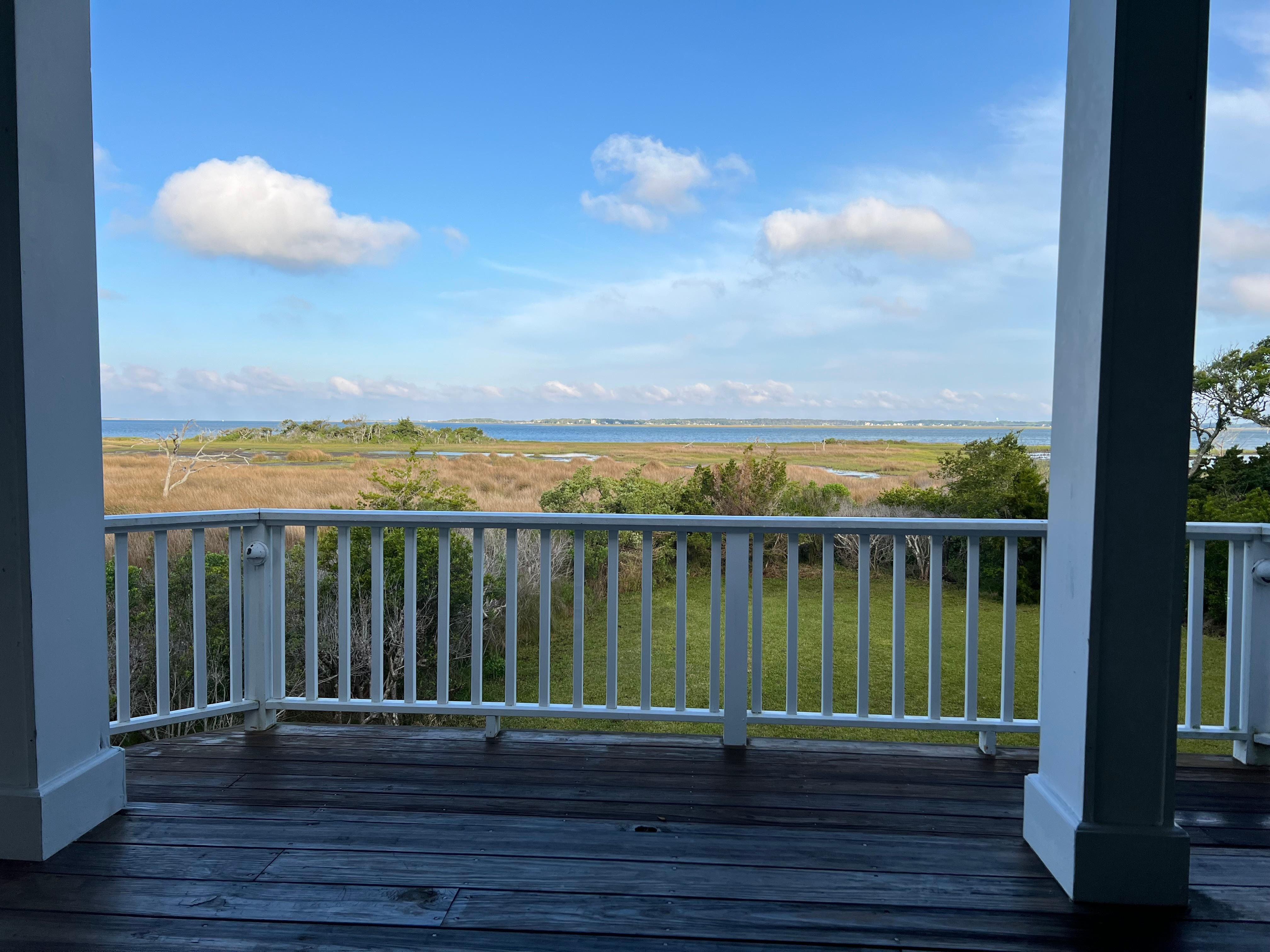 View from deck