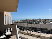 View from the balcony to the left