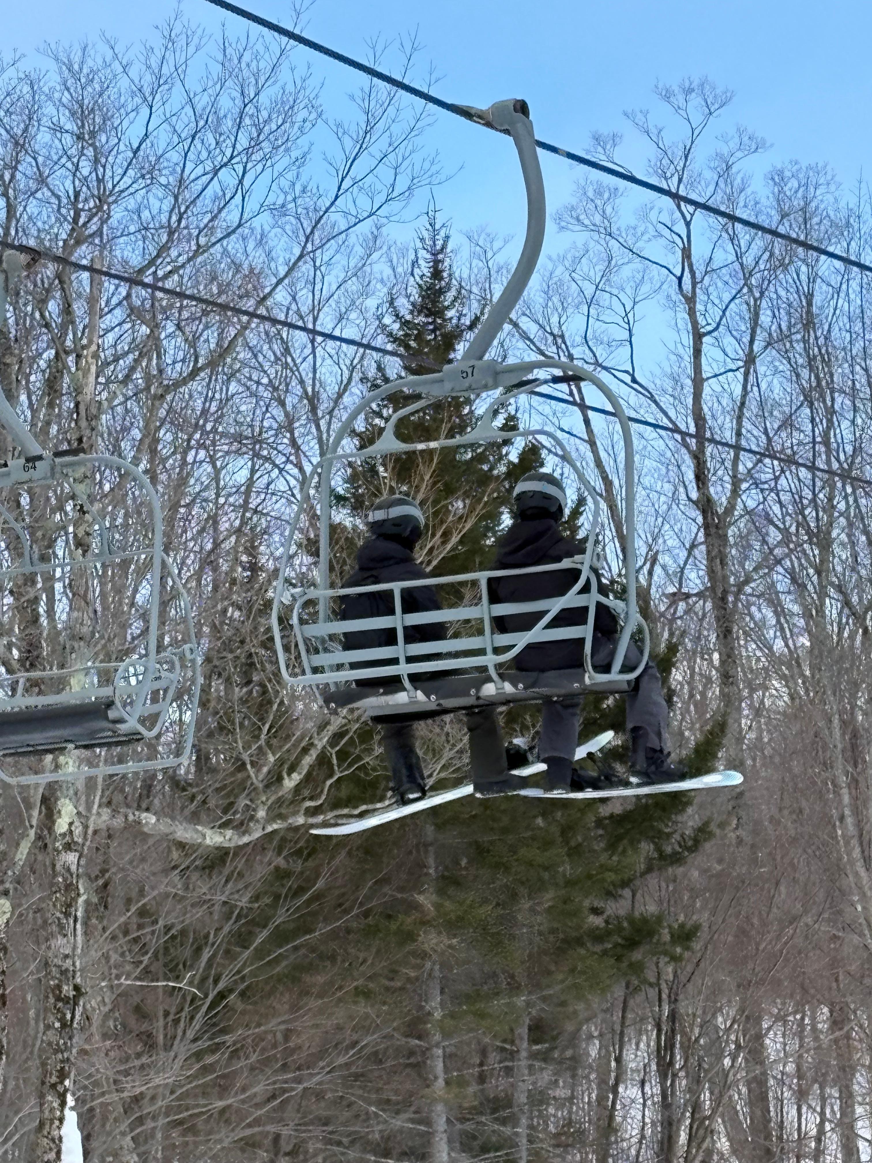 Chair lift in your backyard
