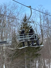 Chair lift in your backyard