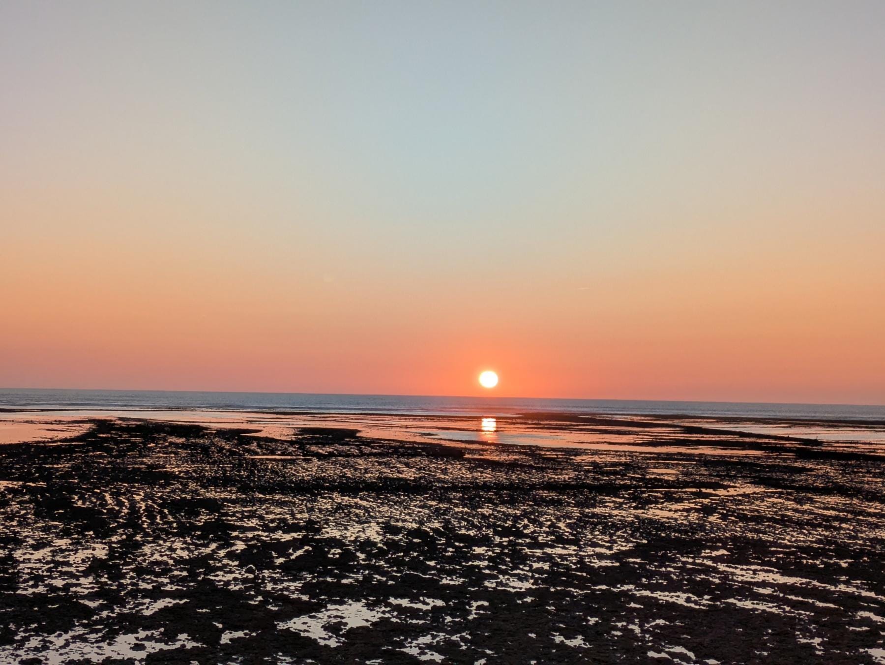 Un des superbes couchers de soleil près de Chassiron