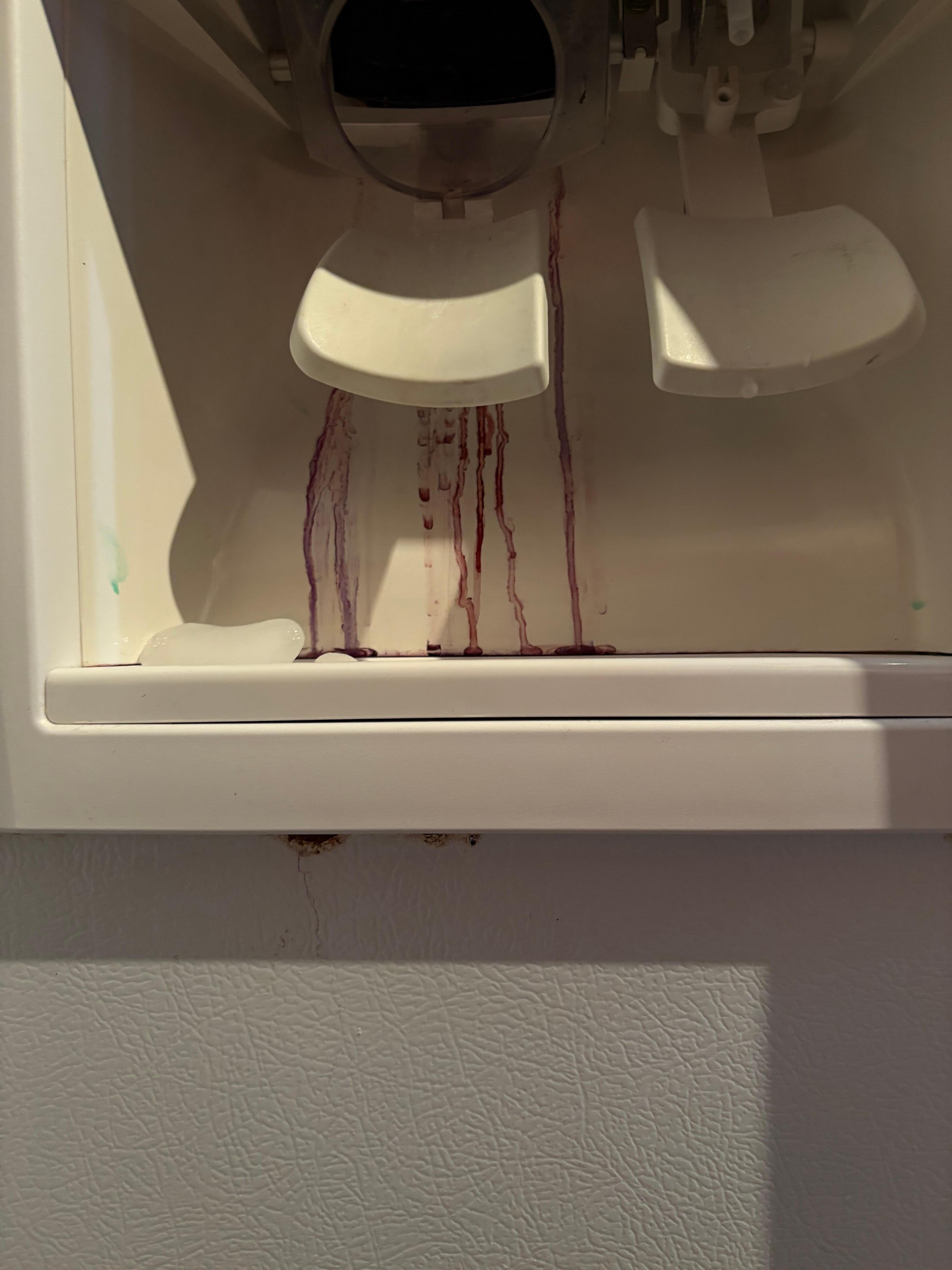 This was a stain from the previous tenet