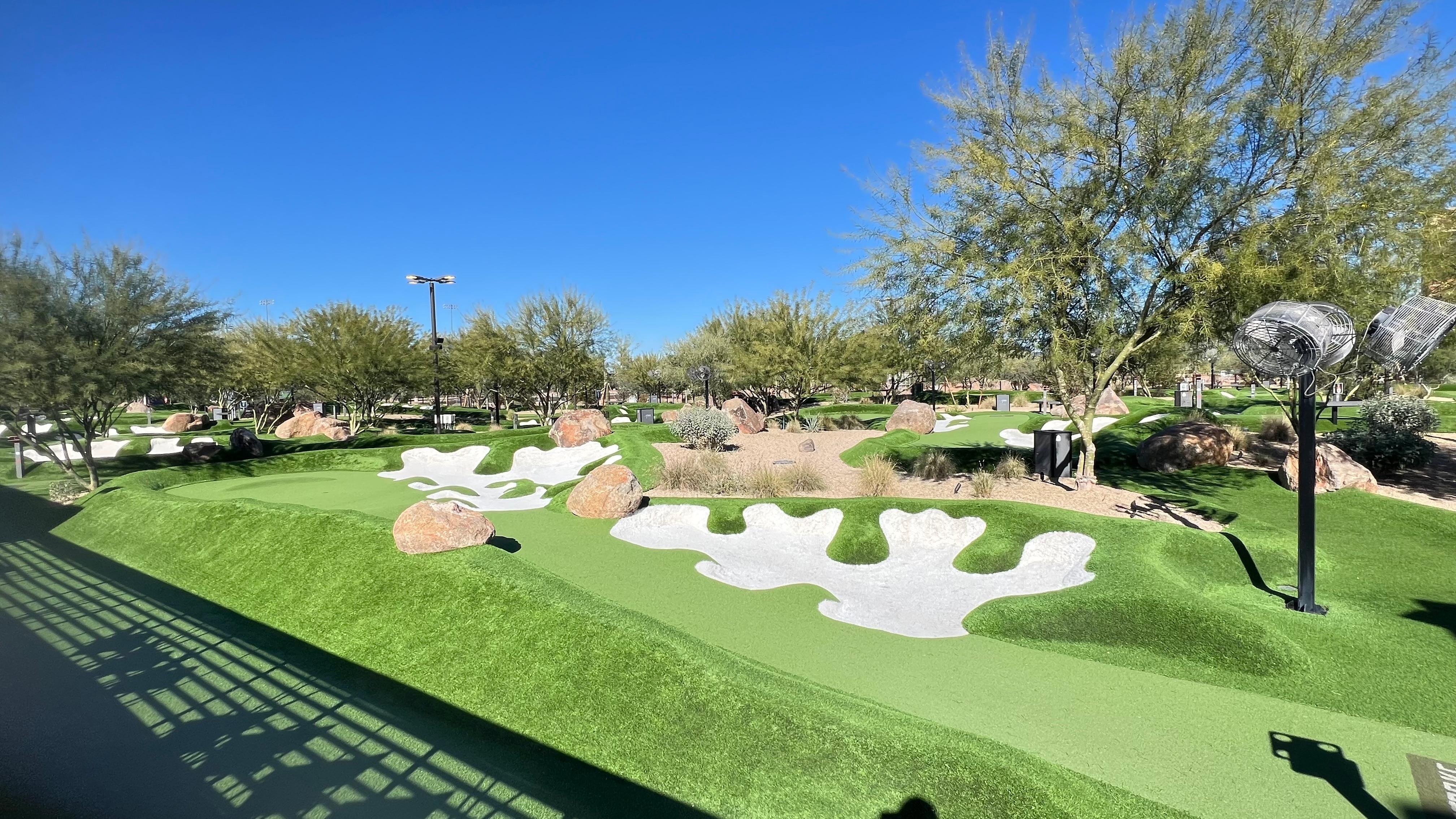 Great mini golf restaurant just across the parking lot!