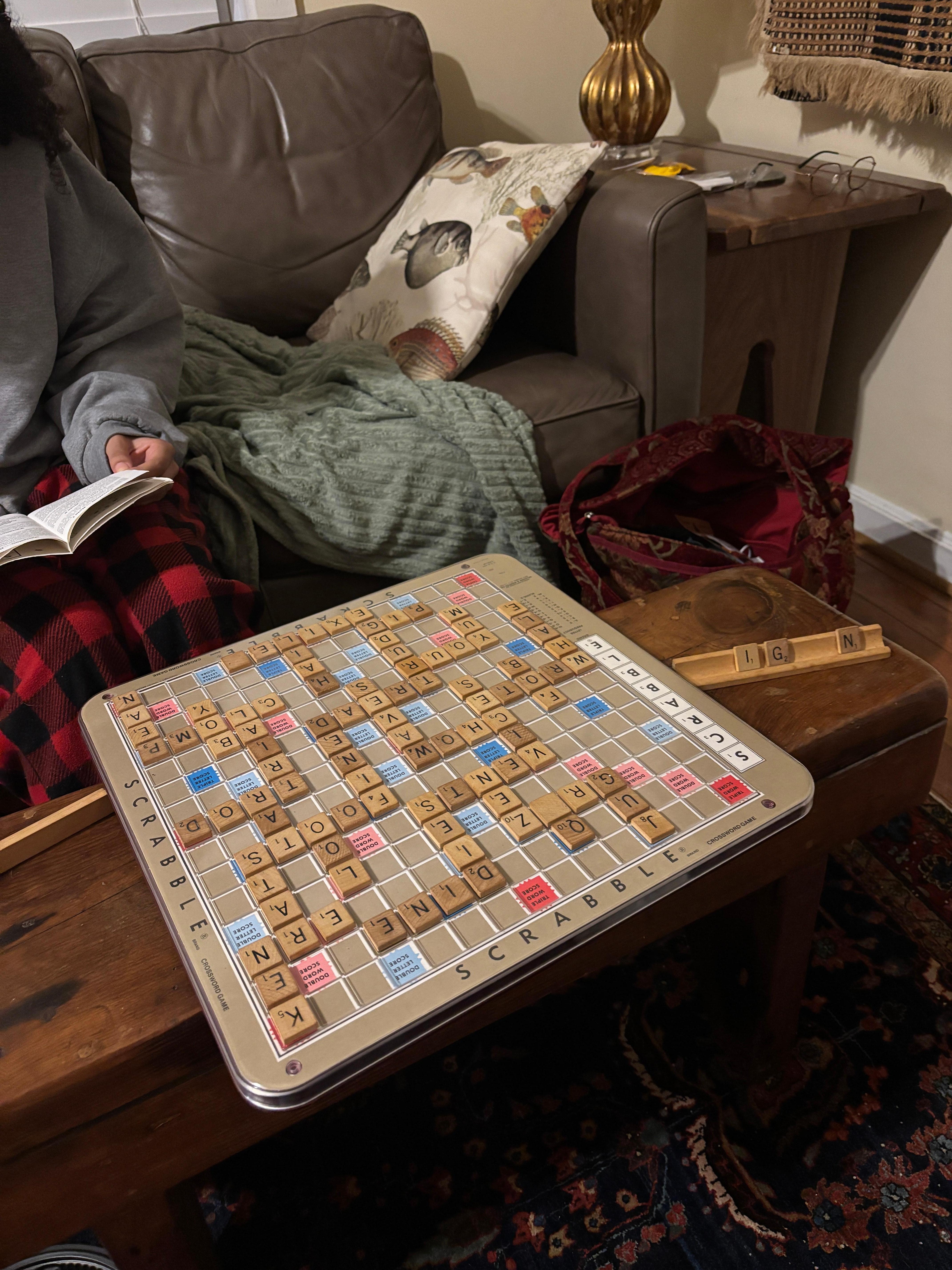 Enjoyed a game of Scrabble, there were plenty of board games to choose from.