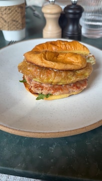 Breakfast sandwich from their restaurant. So fresh and tasty.