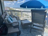 We used a beach umbrella for additional shade.