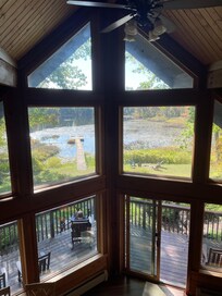 View from the upstairs landing.