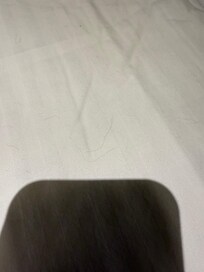 Hair on bed