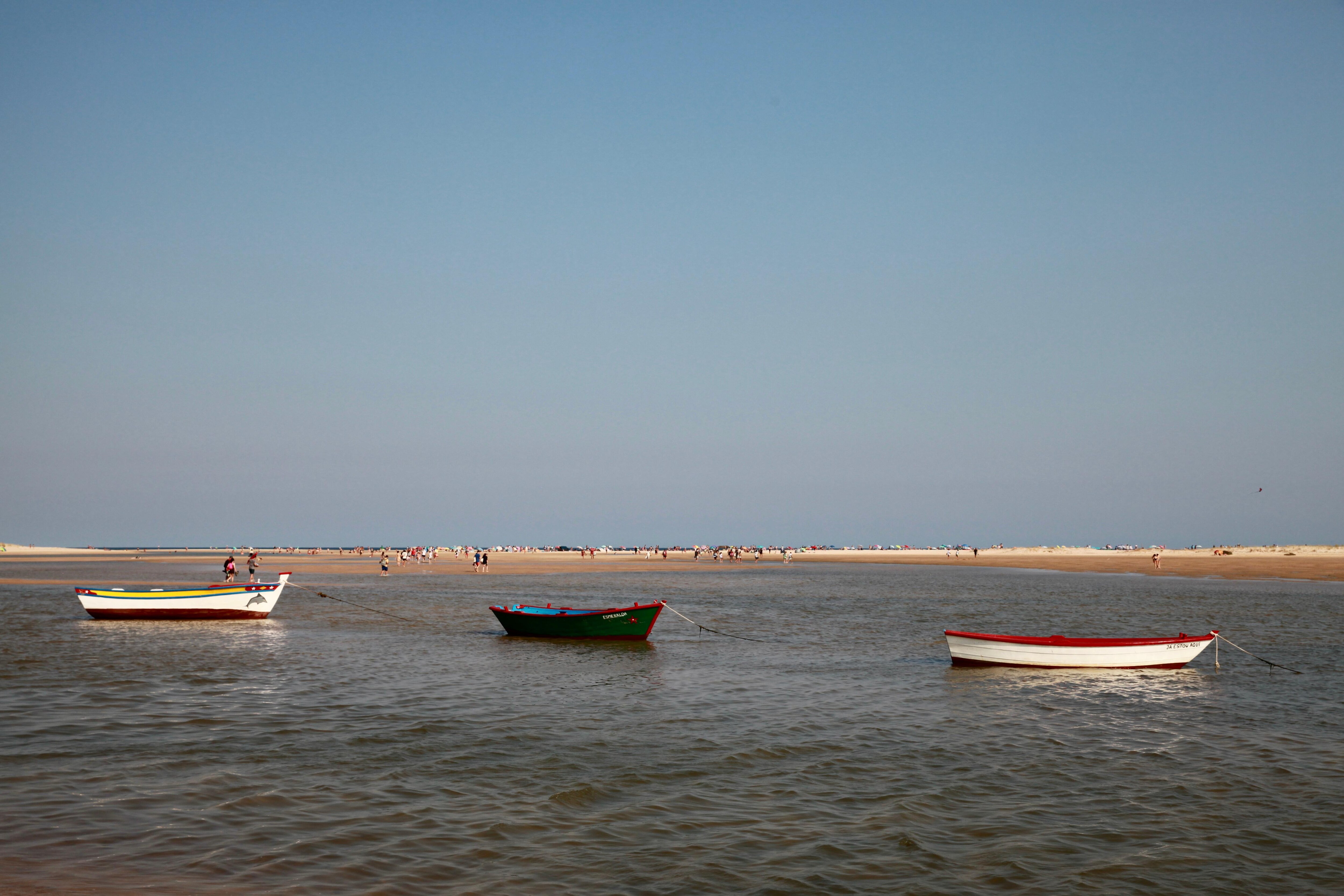 Plage de Cacela Velha, on y accède à pied en traversant la ria Formosa