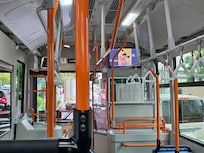 Inside the Shuttle Bus
