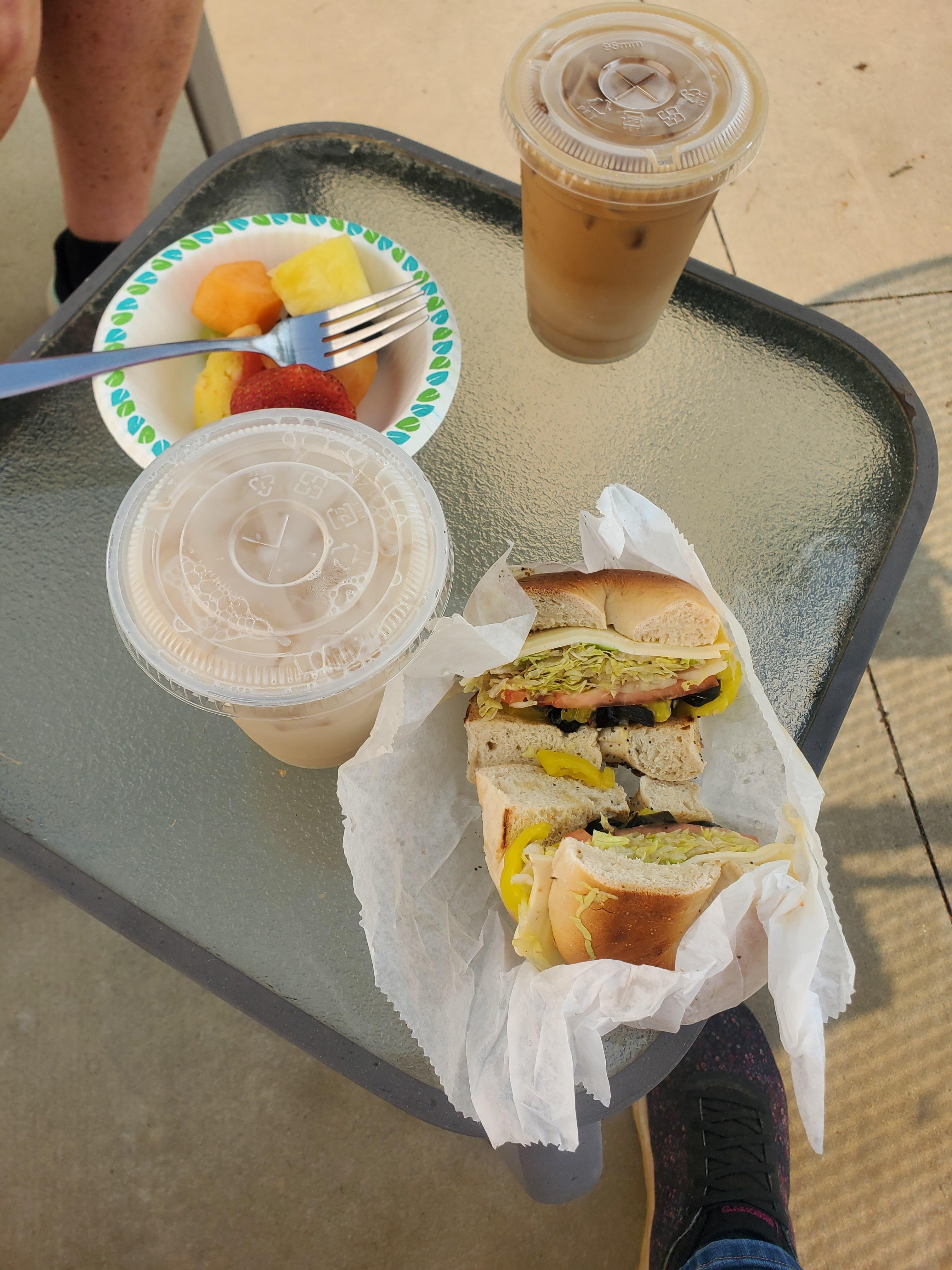A two minute walk to a great breakfast or lunch