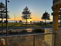 Sunrise from the room’s balcony