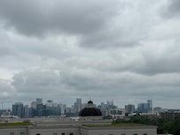 From the top of a building at Belmont