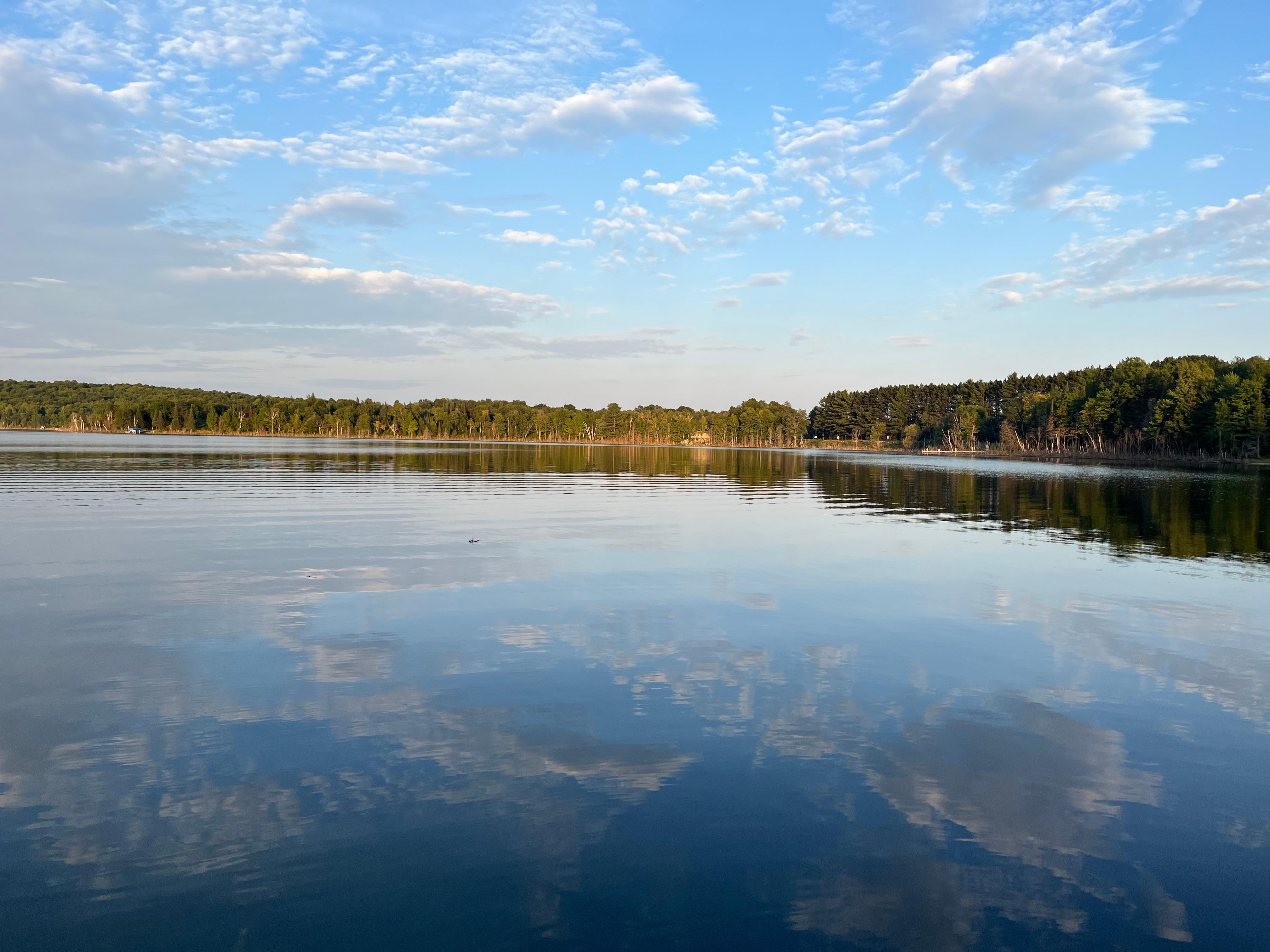 Right off the dock at sunset 