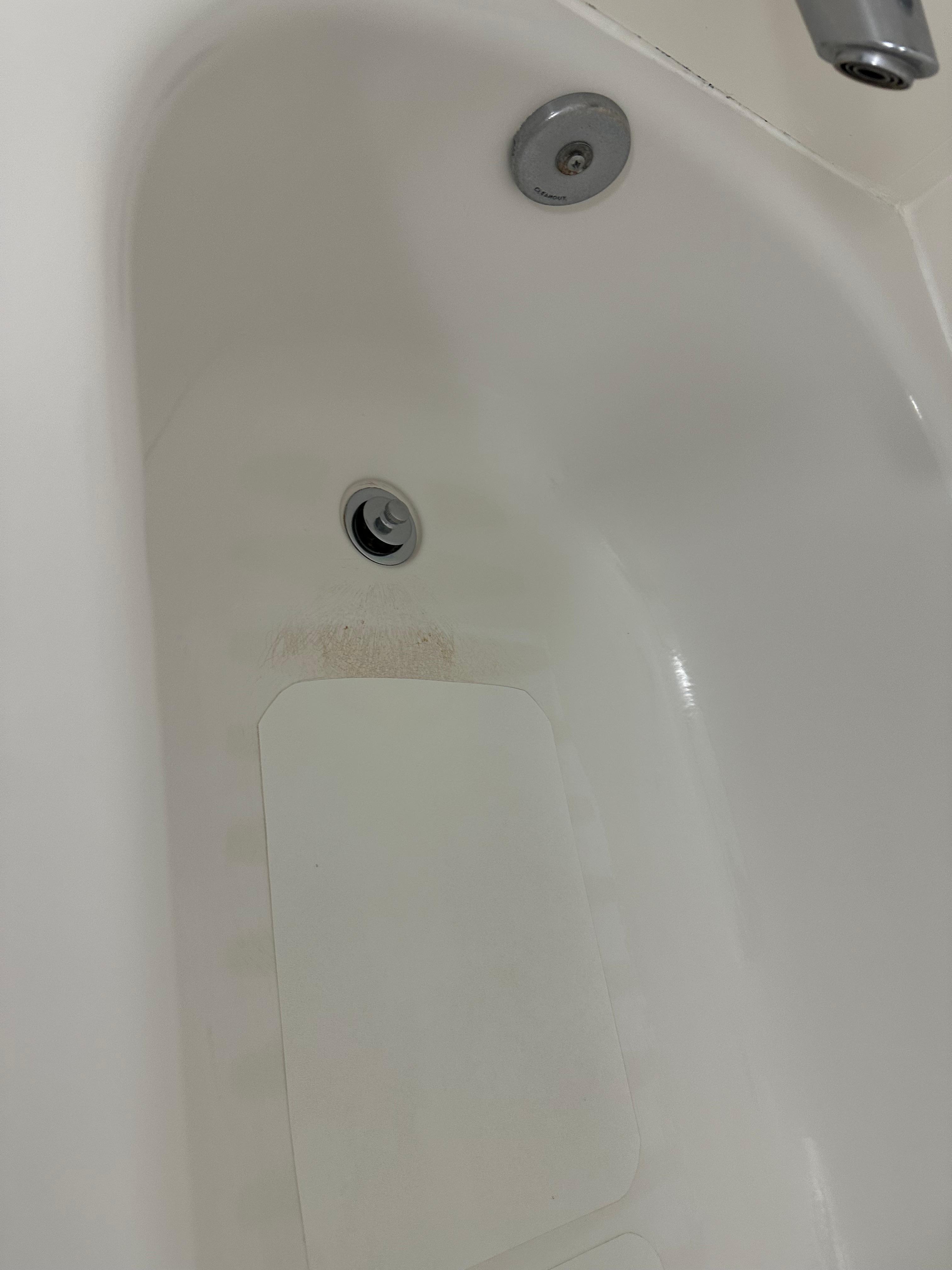 Dirty bathtub