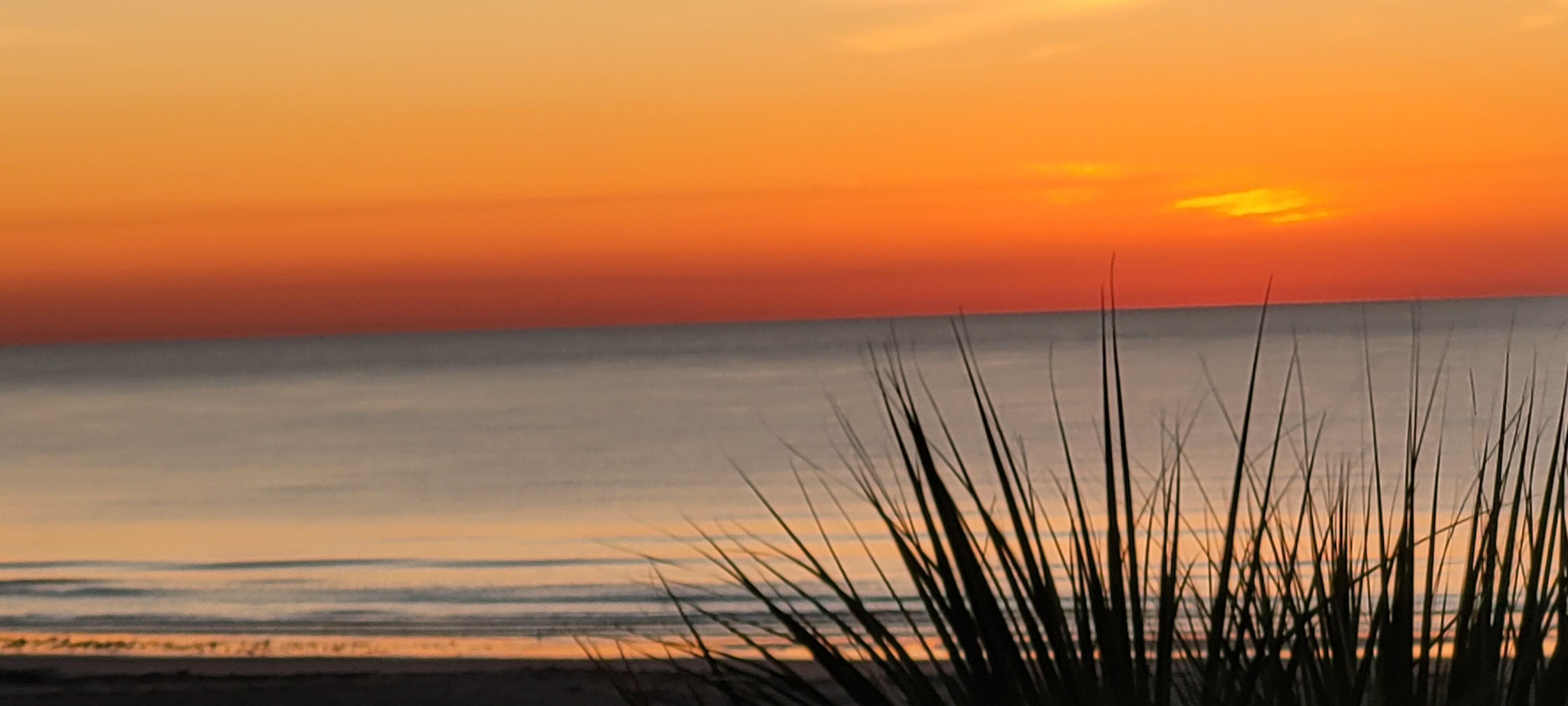 View from master bedroom at sunrise