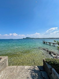 View from the gate of the villa