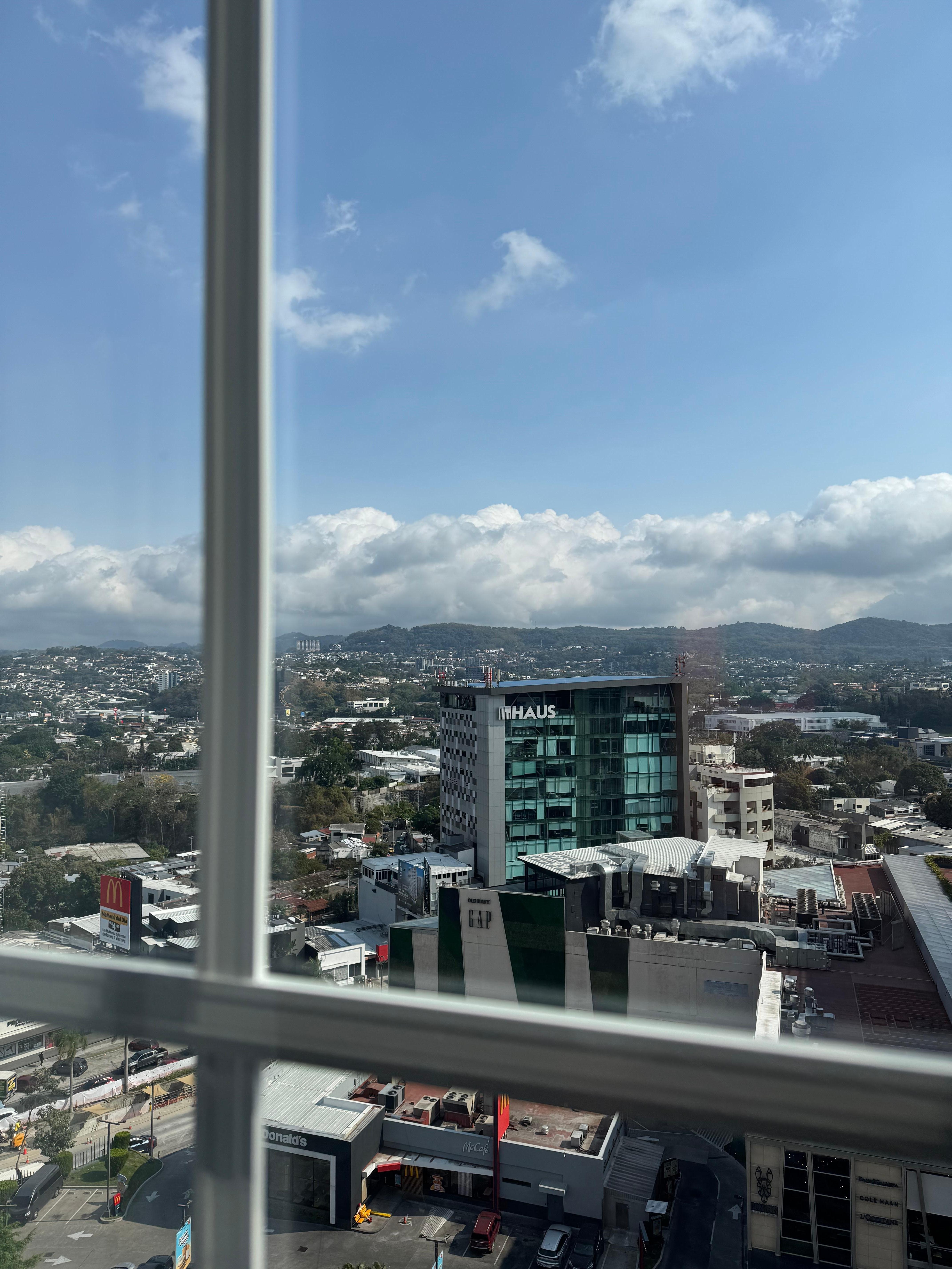 View from room on 7th floor, toward the Bambu mall. 