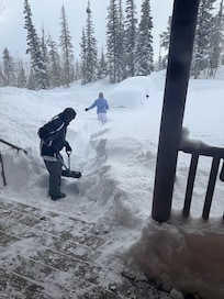 Desperately needed more shovels, plow, or plow service.