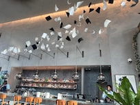 The bar in the lobby