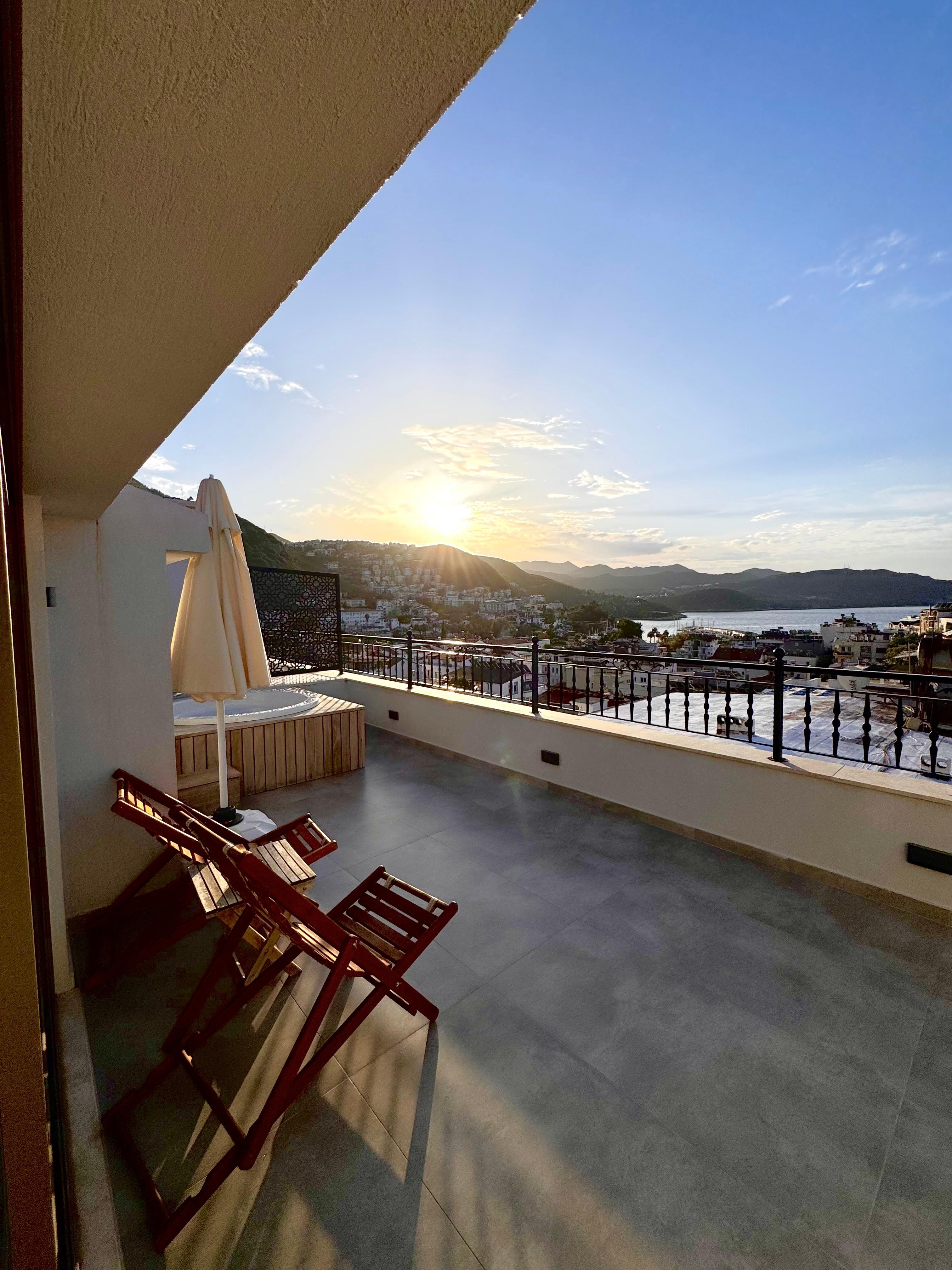 Sunrise off the balcony