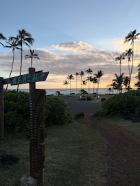 Walkway to the public beach