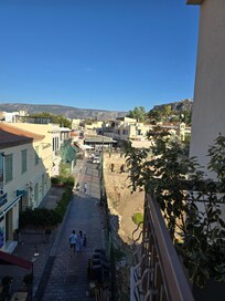 Urban suite view from the balcony