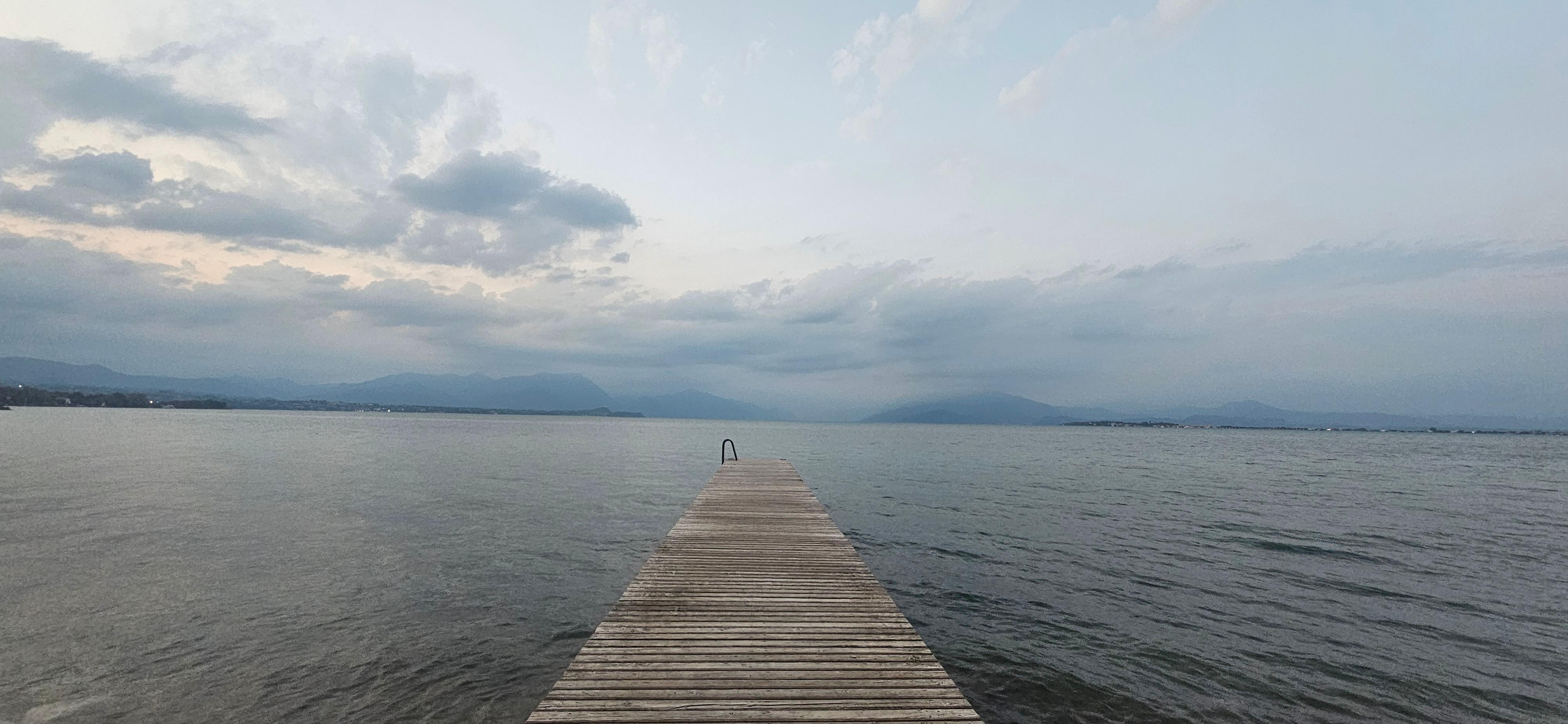 Dock in front of the hotel