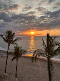 Sunset from the balcony