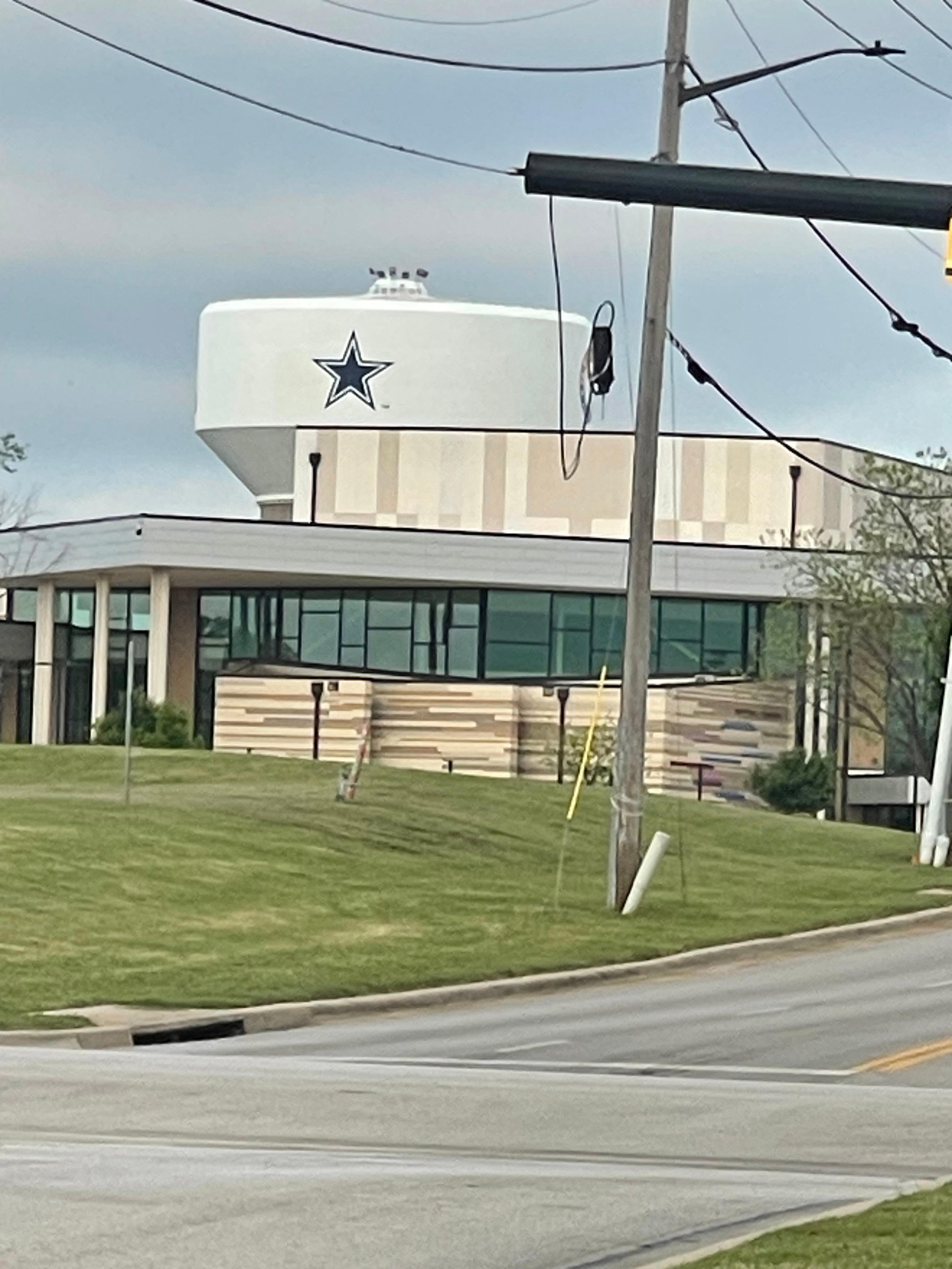 View from the parking lot of condo