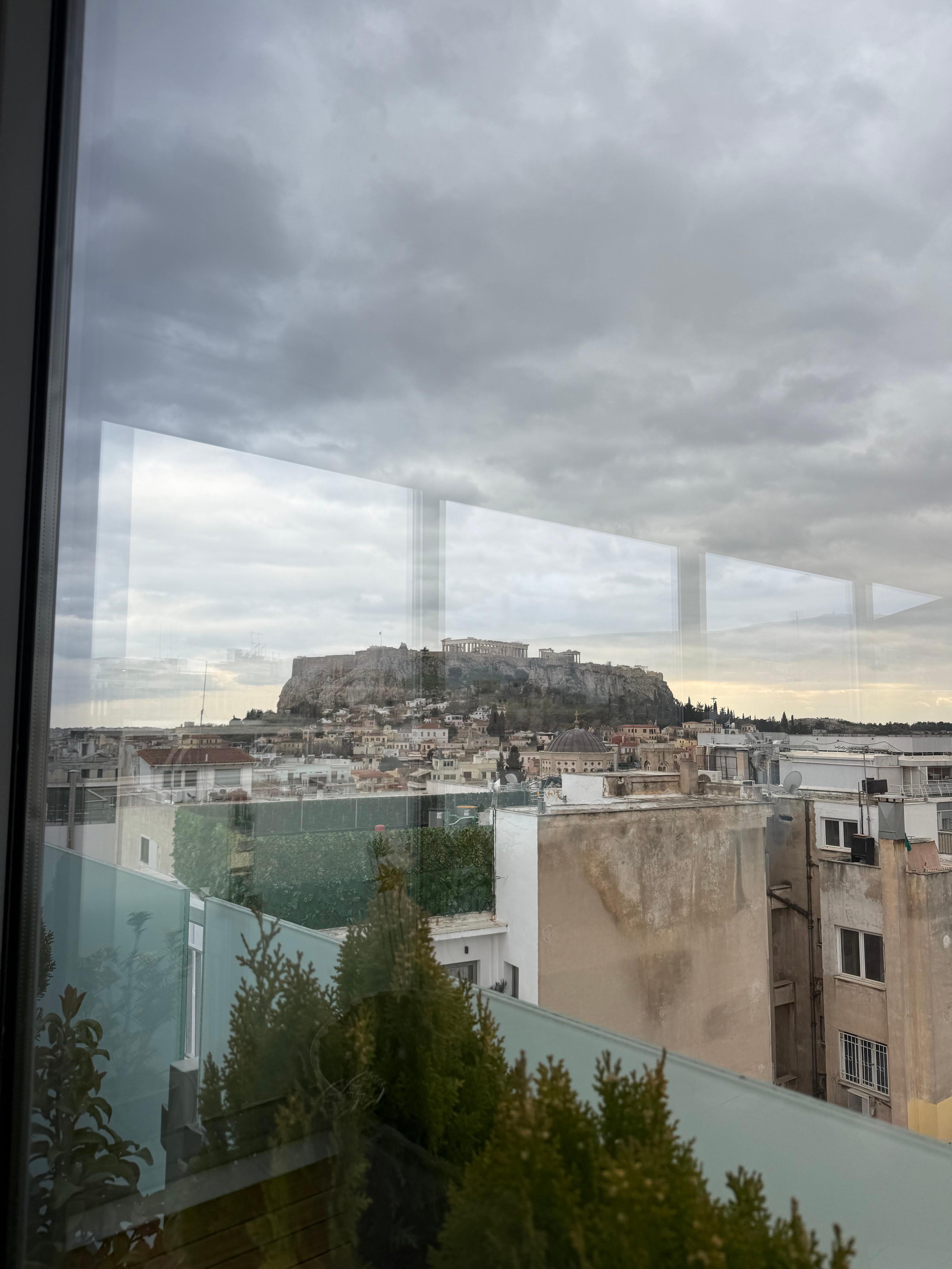 View from rooftop bar