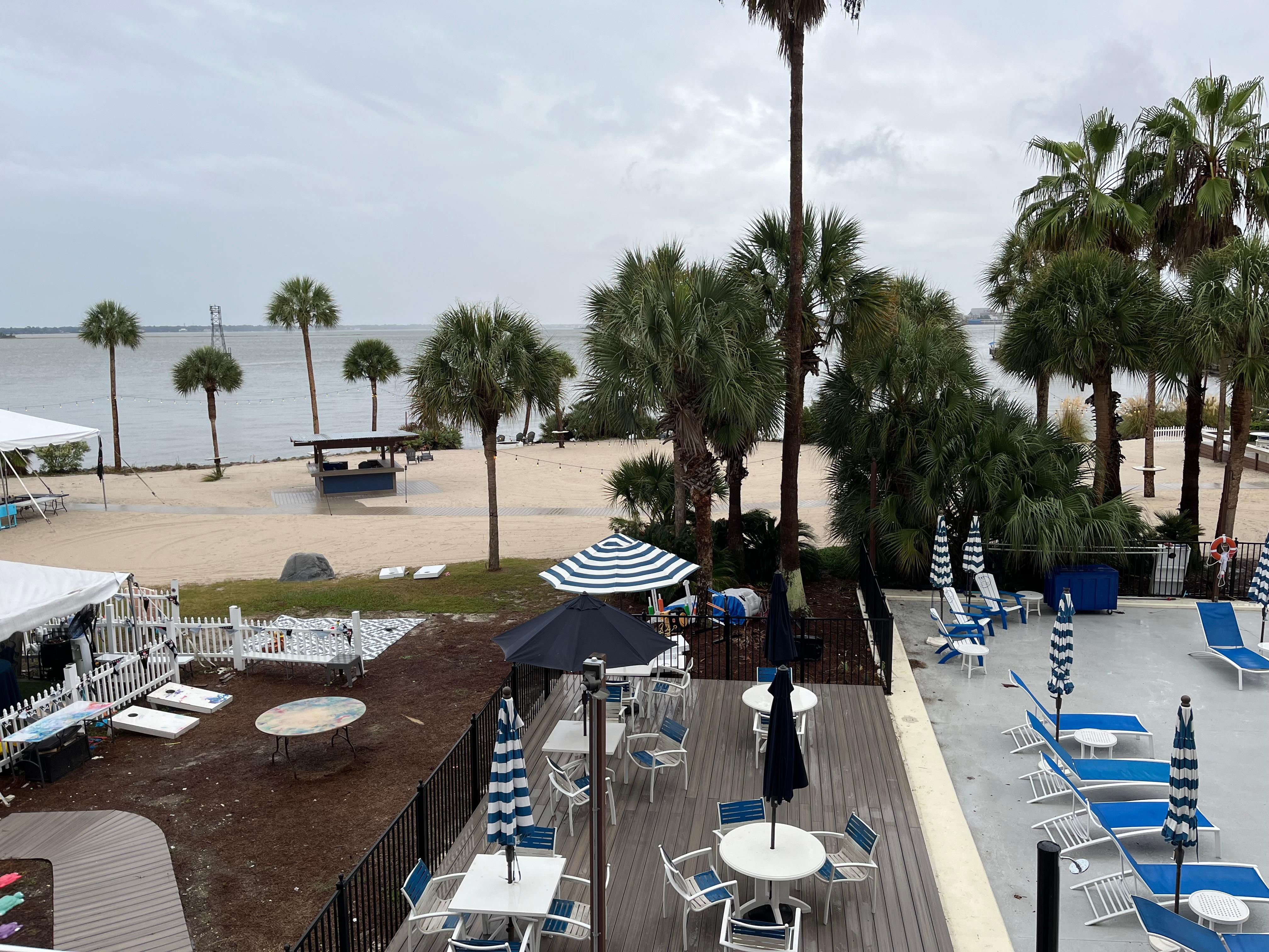 Balcony view from room