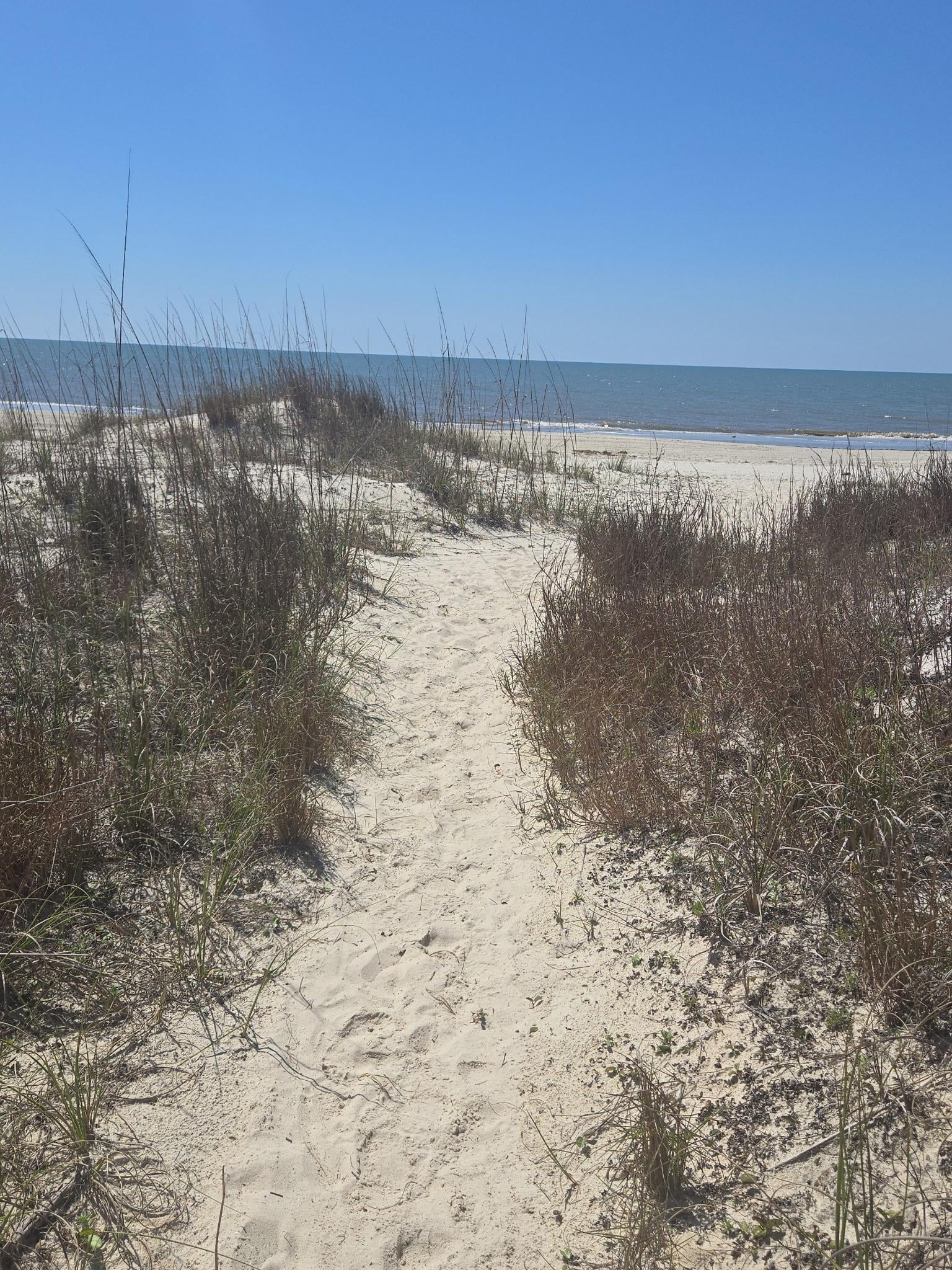 Path from house to beach