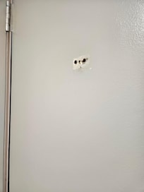 Hole where hook should be