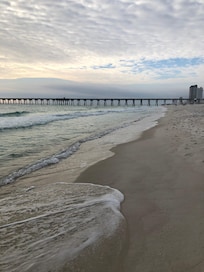 Walking on the beach