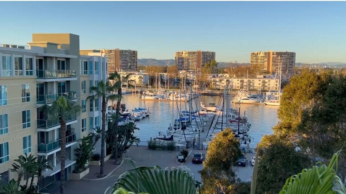 View of the Marina from the balcony