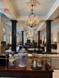 Wonderful lobby. So much so, we enjoyed sitting, enjoying a cocktail and just talking to take it all in.