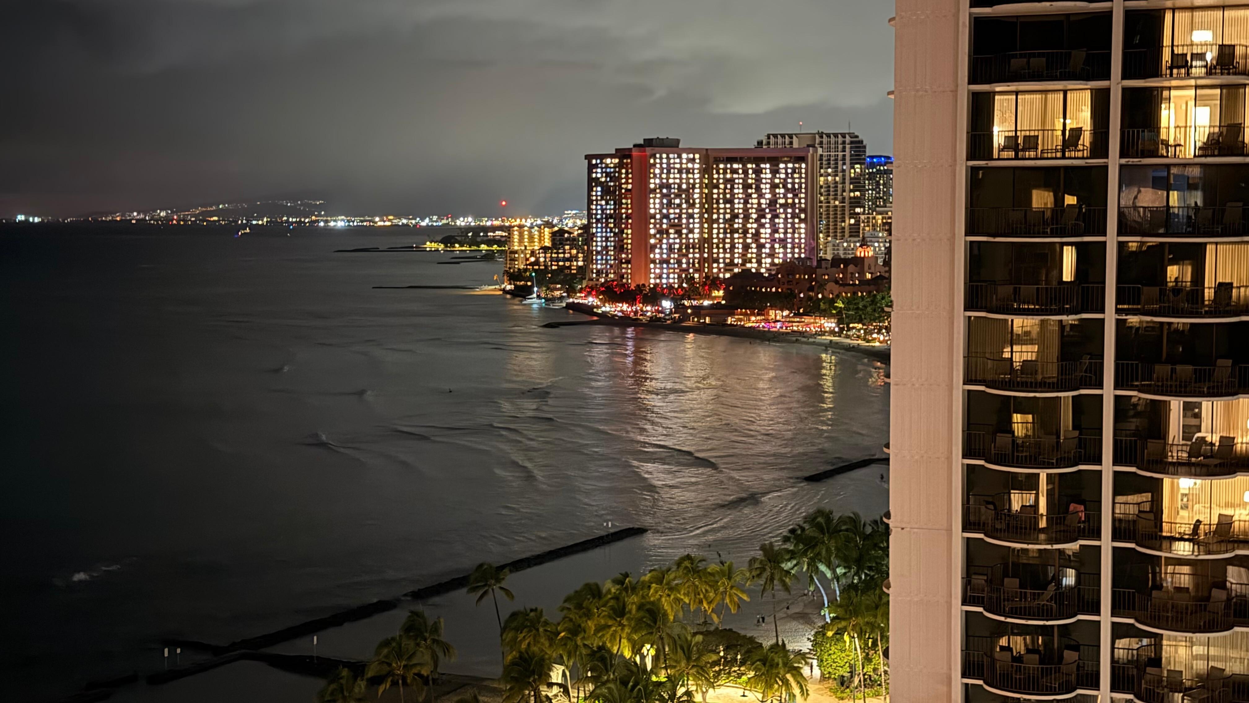 Night view from the 22nd floor