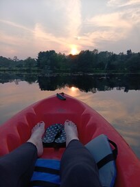 Stunning sunset from the lake!