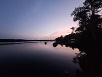 Dusk on the dock