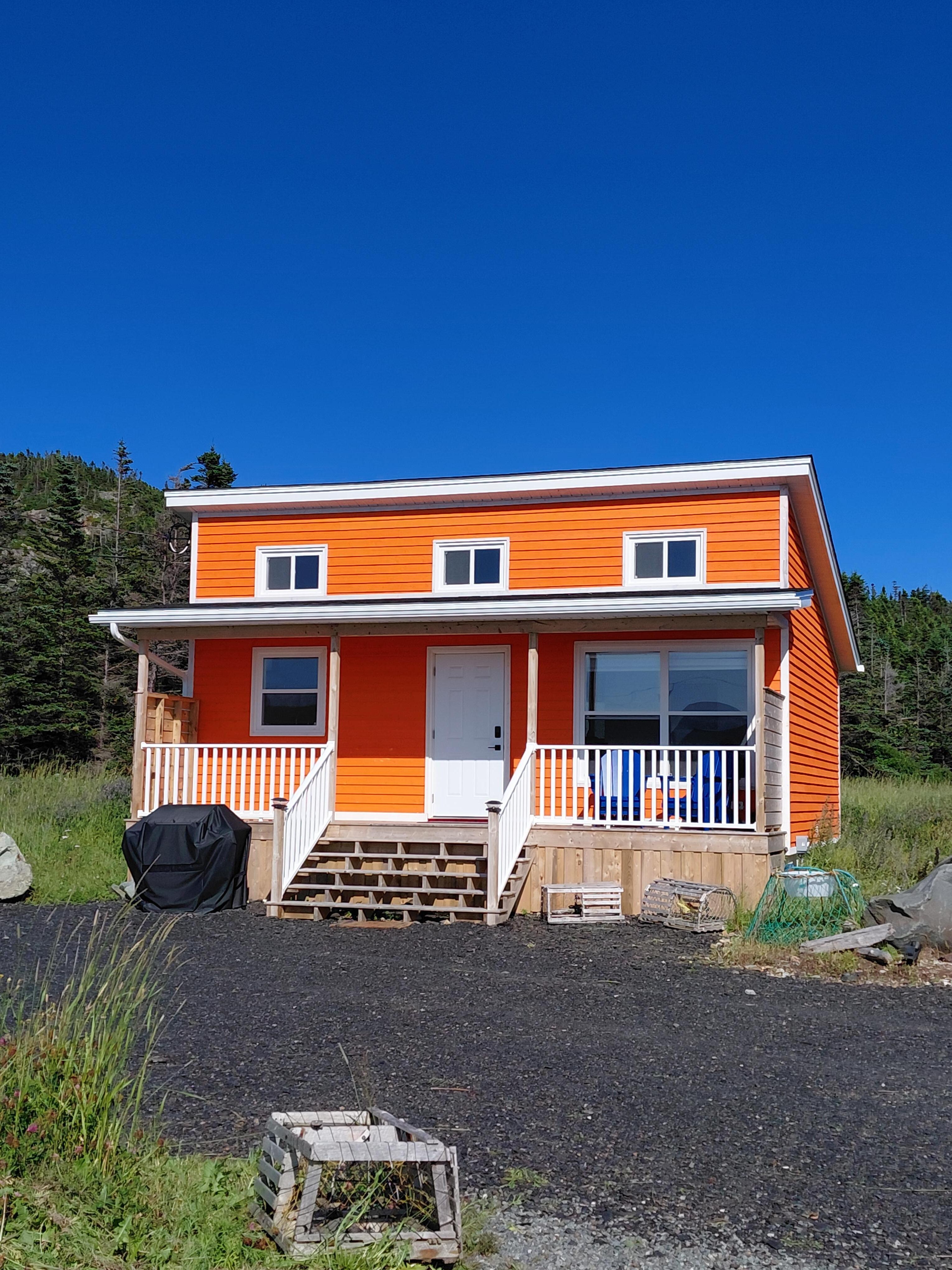 Orange cabin. Had everything we needee