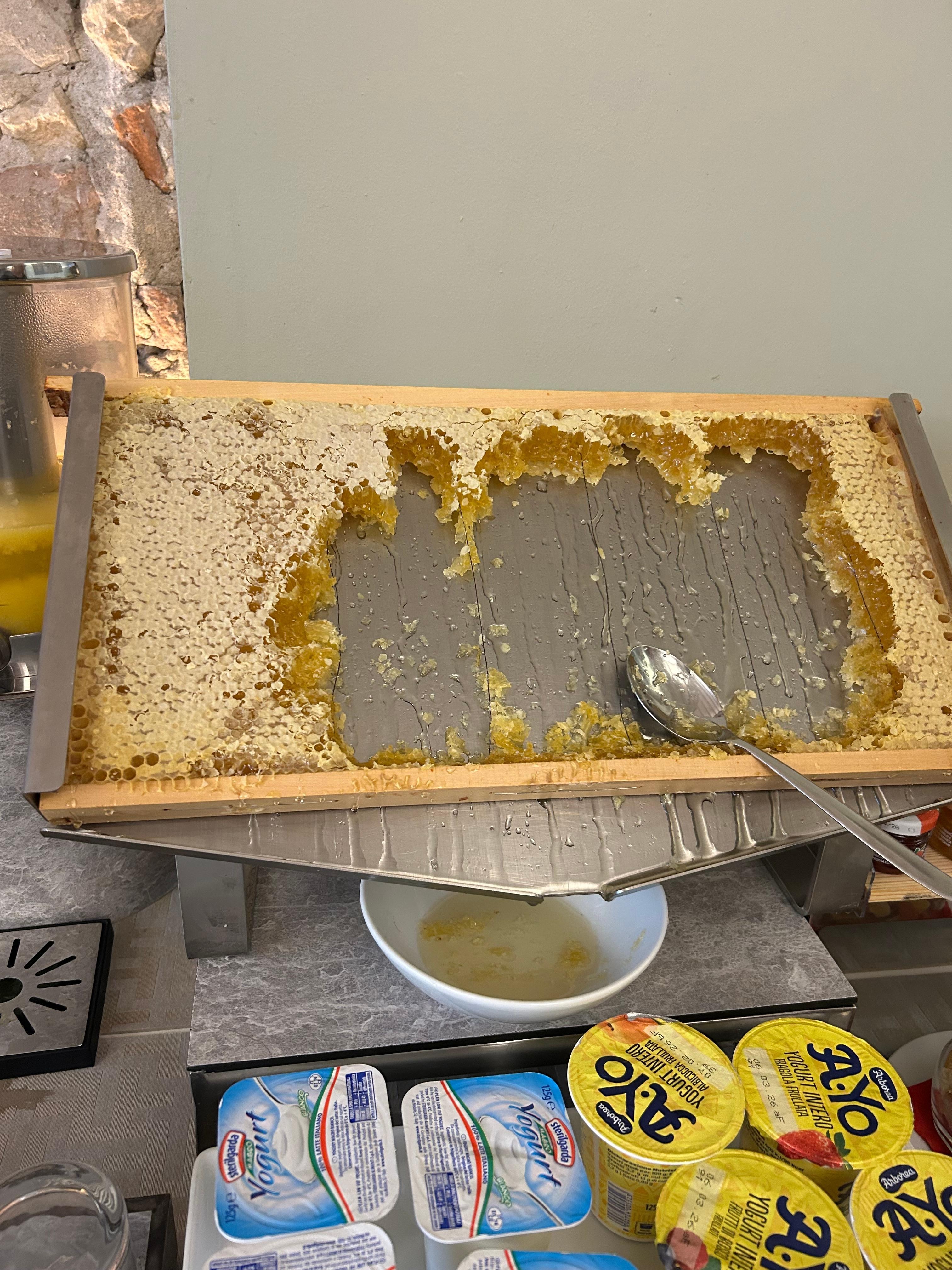 I have never seen this on a hotel buffet before. It was delicious 😋 