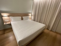 Room -small but comfortable and space to spread out travel items.