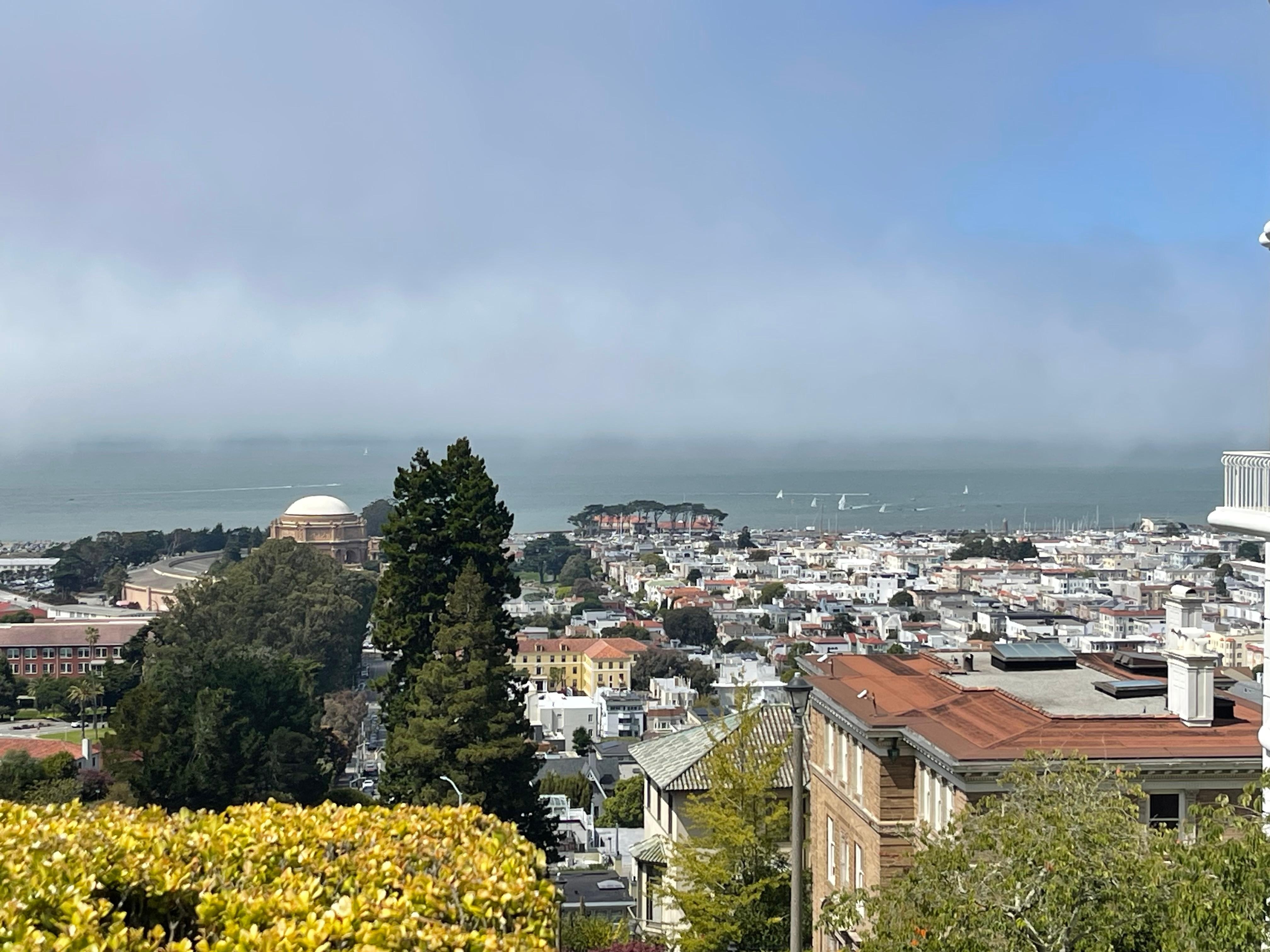 Top of the Lyons Street stairs