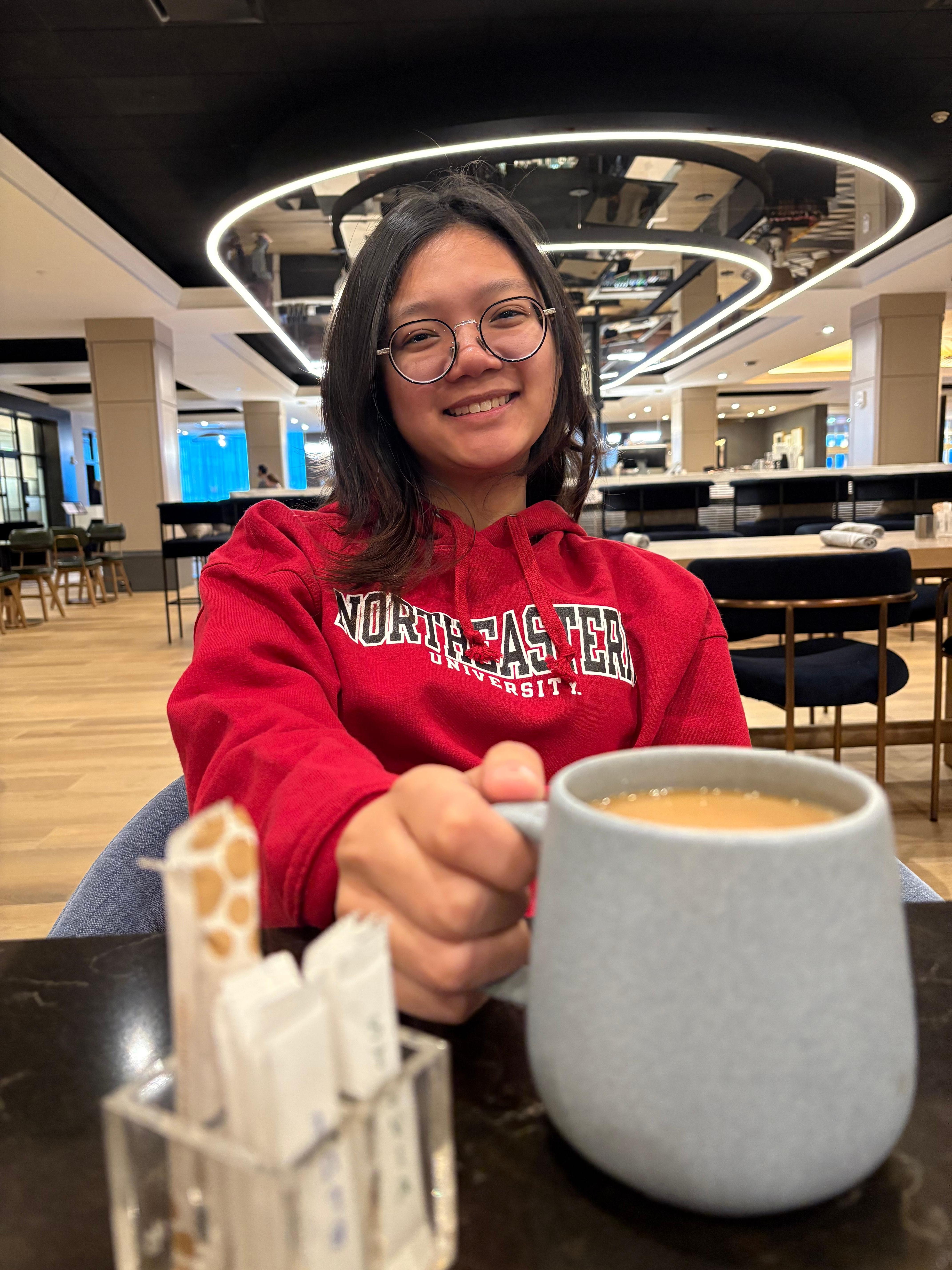 Having a great coffee at Henderson Restaurant 